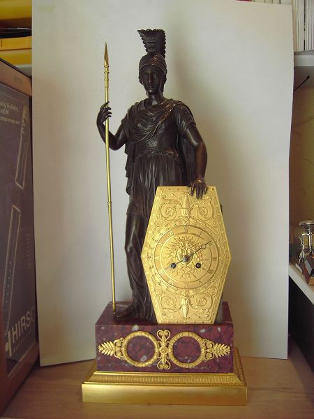 Pendule Pallas Athene